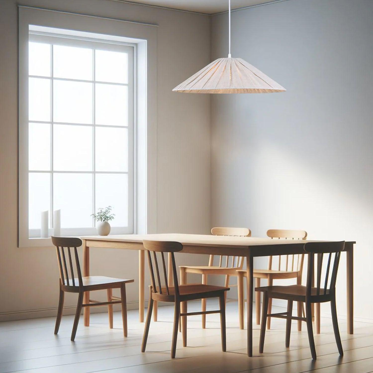CLEARANCE Rylee Elegant Fabric Pendant Light Largeslider_item_LFLh6v